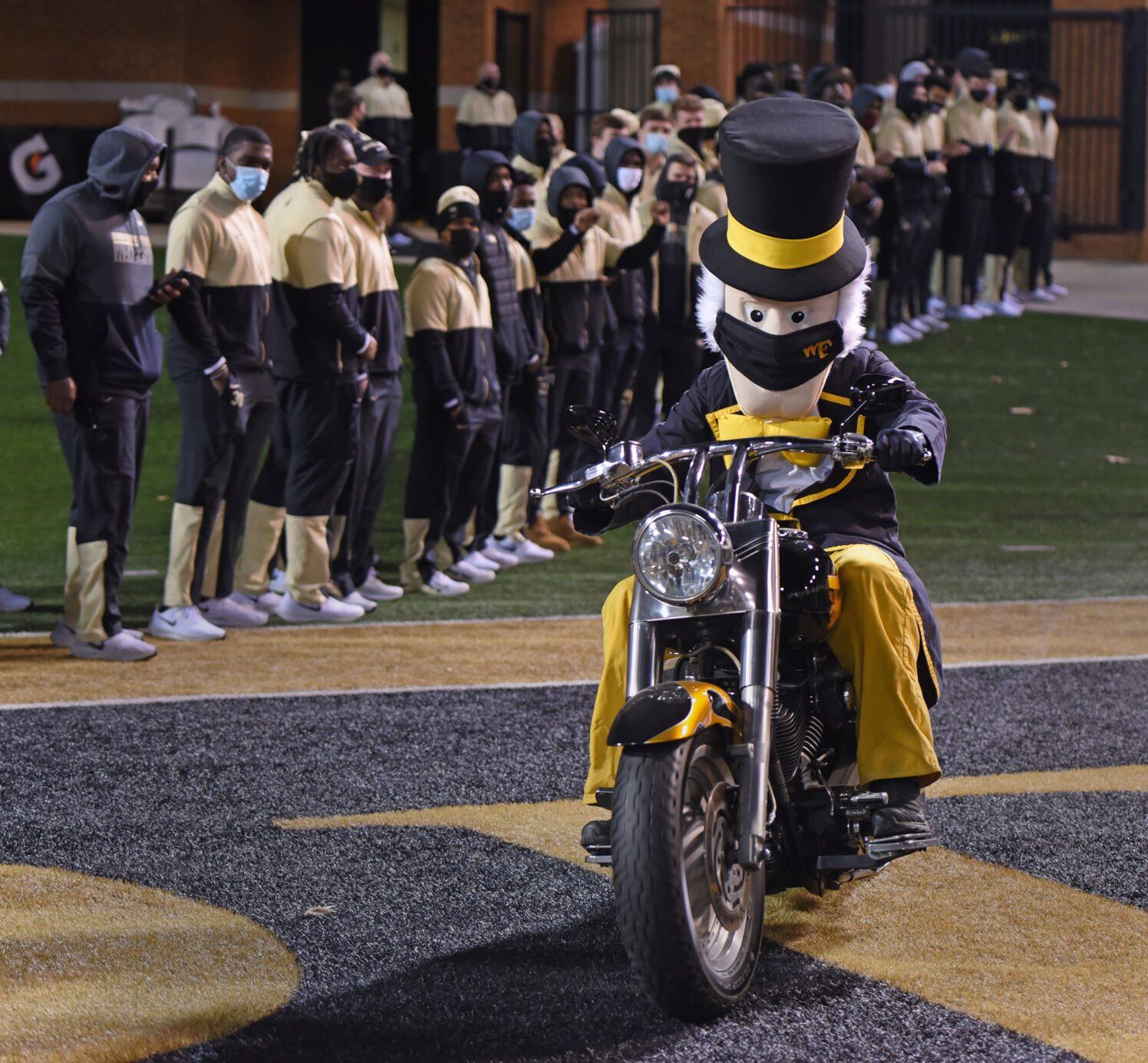 Wake Forest football senior night